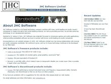 Tablet Screenshot of jhc-software.com